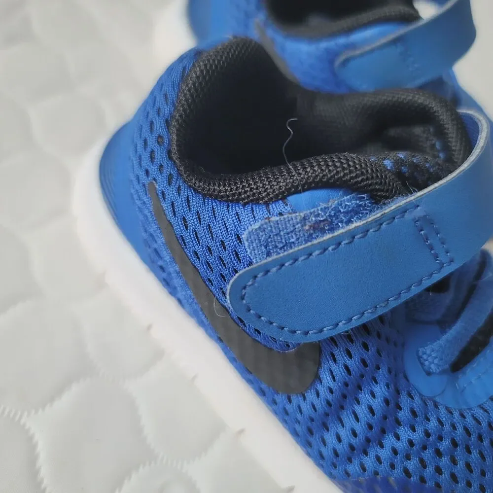 Nike Free Run TDV Kids Toddler Blue Sneakers Shoes Size 6C